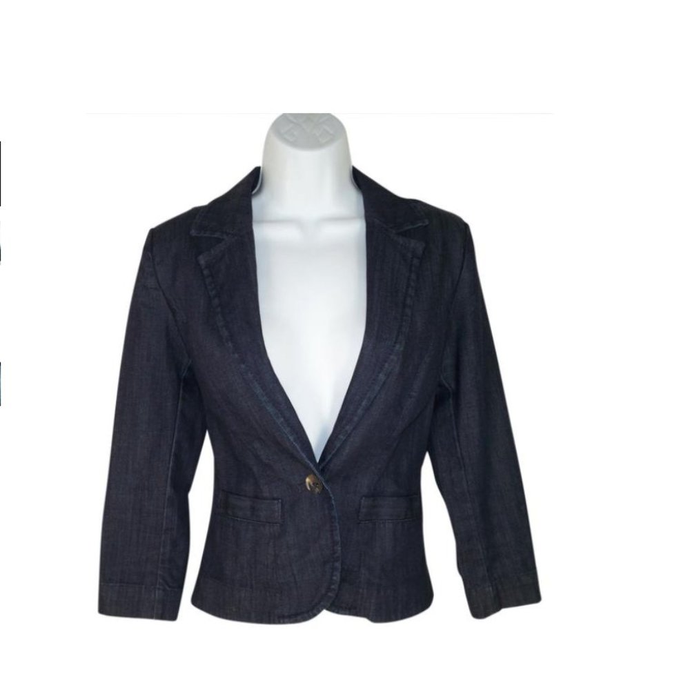 ANTHROPOLOGIE | LEVEL 99 Womens Medium Jean Jacket